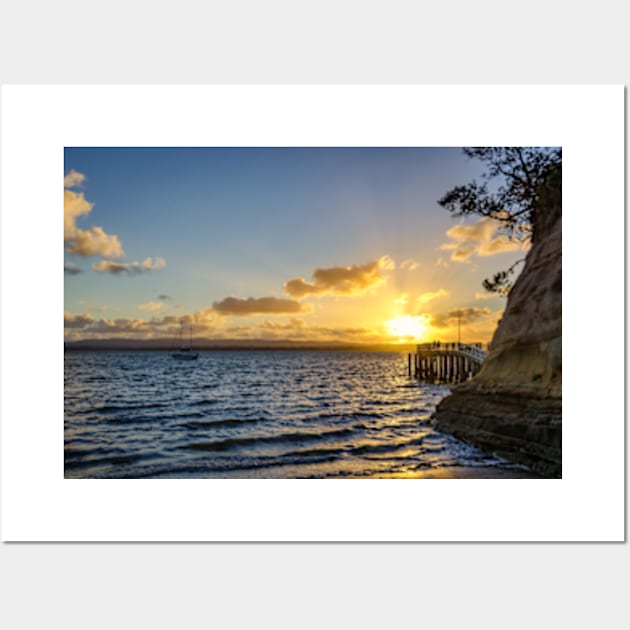 Island Bay Sunset Wall Art by blacksands